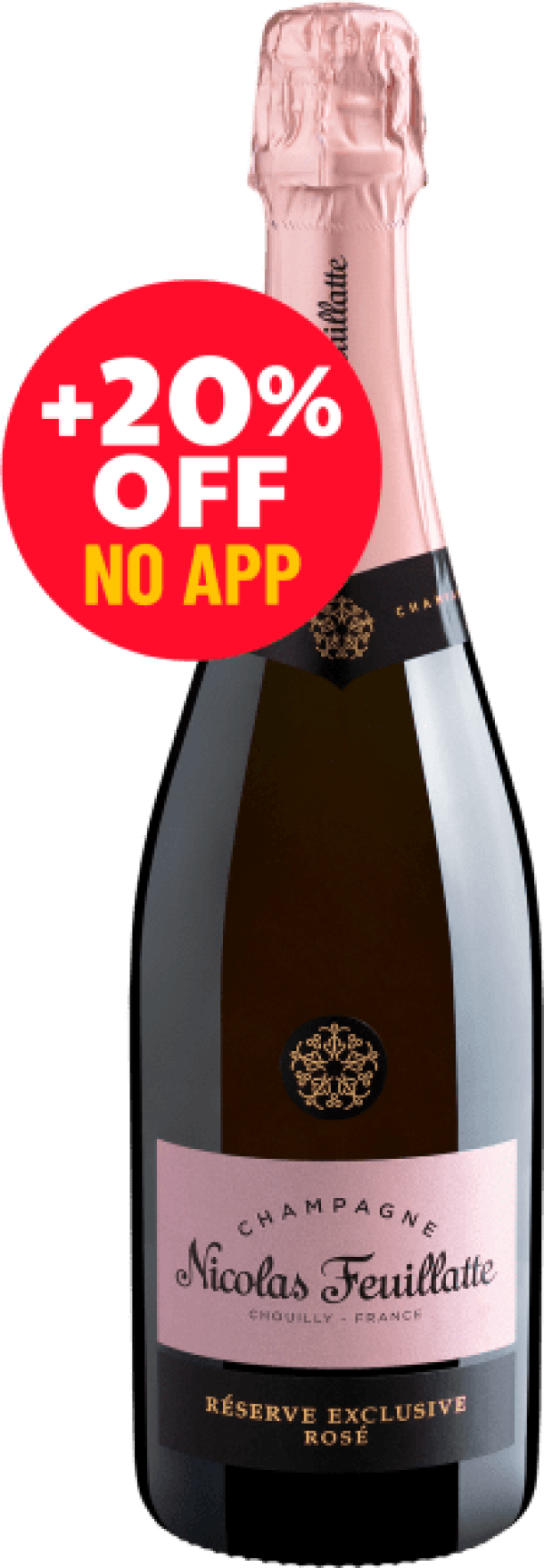 Champagne Nicolas Feuillatte Reserve Exclusive Rose