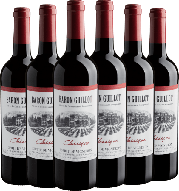 Kit 6 Baron Guillot Classique Esprit de Vigneron