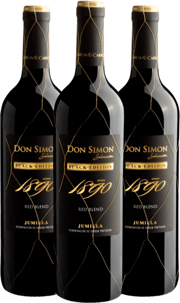 Kit 3 Don Simon Selección Black Edition Red Blend Jumilla DOP