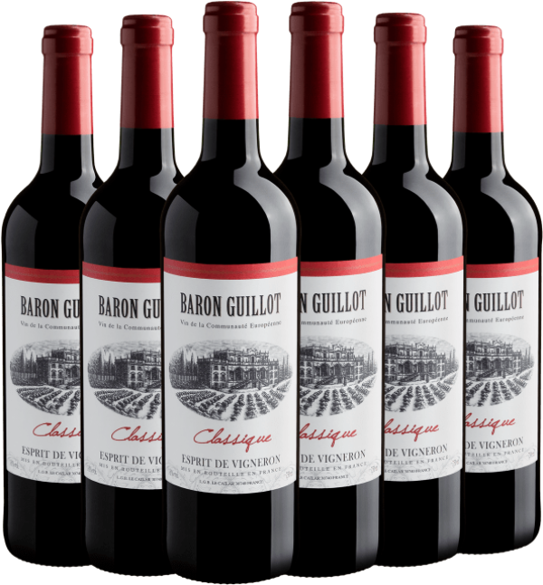Kit 6 Baron Guillot Classique Esprit de Vigneron
