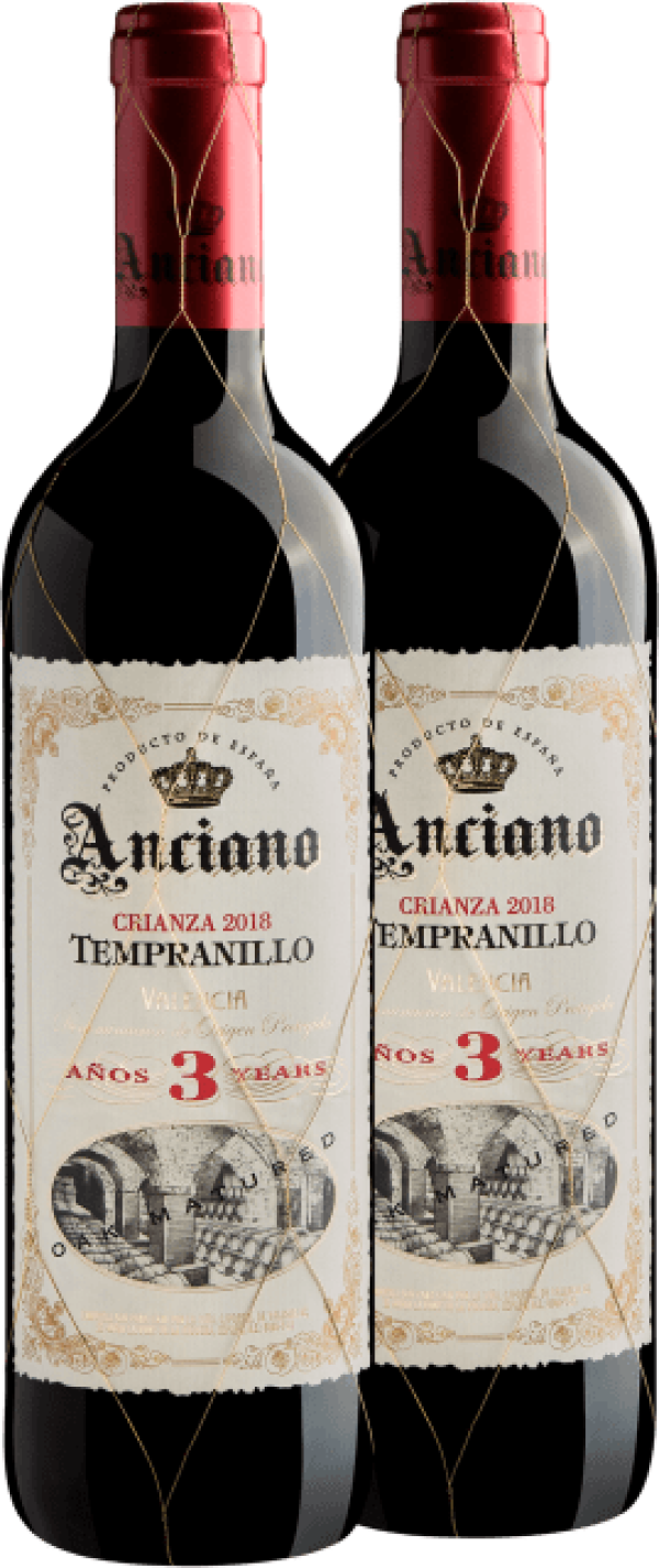 Kit 2 Anciano Crianza 3 Years Tempranillo Valencia DOP