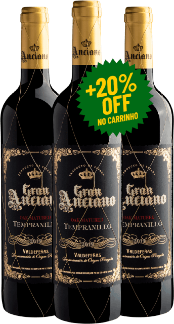 Kit 3 Gran Anciano Oak Matured Tempranillo
