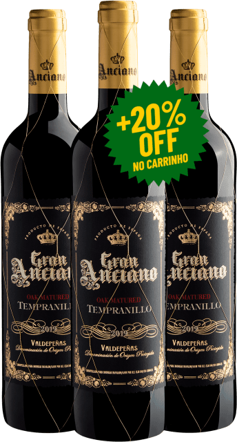 Kit 3 Gran Anciano Oak Matured Tempranillo