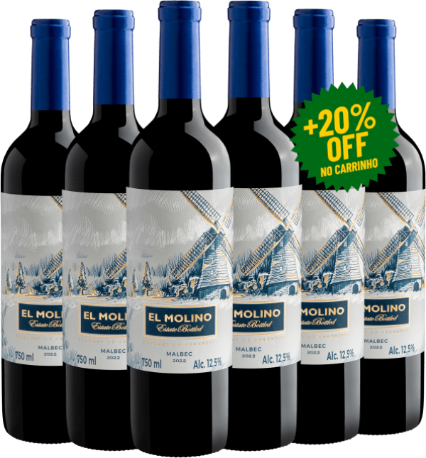 Kit 6 El Molino Malbec