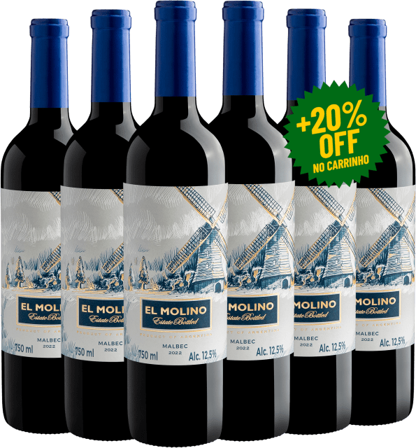 Kit 6 El Molino Malbec