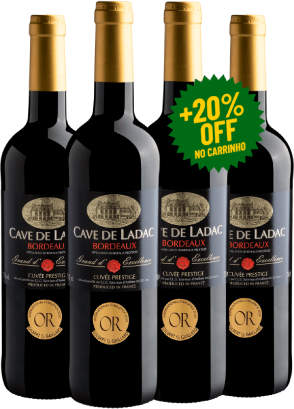 Kit 4 Cave de Ladac Cuvée Bordeaux