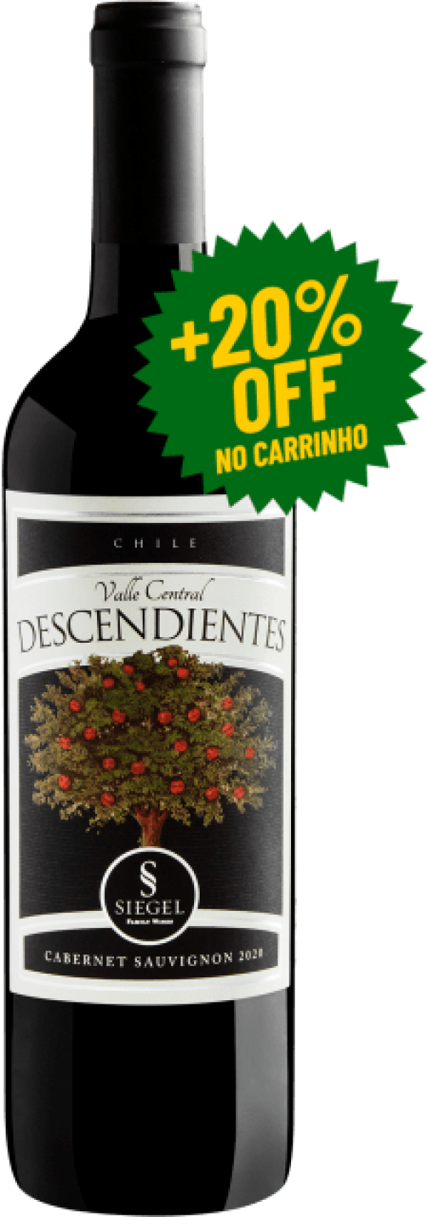 Descendientes Cabernet Sauvignon Valle Central D.O. 2020