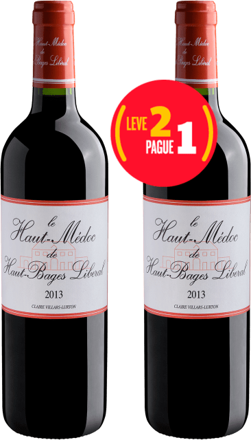 Kit  Le Haut-Médoc de Haut-Bages Libéral AOP 2013