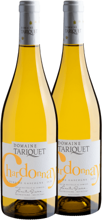 Kit com 2 Domaine Tariquet Chardonnay Côtes de Gascogne IGP 2019