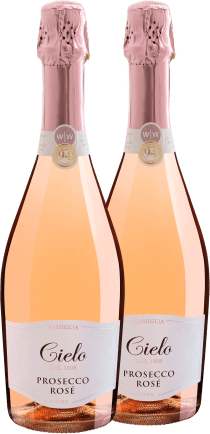 Kit 2 Famiglia Cielo dal 1908 Rosé Extra Dry Prosecco DOC