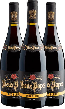 Kit 3 Vieux Papes Red Blend Black Edition