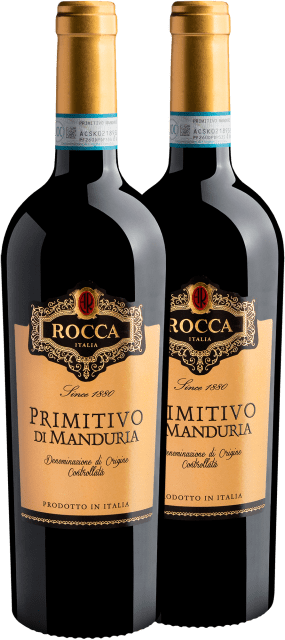 Kit 2 Rocca Primitivo di Manduria DOC