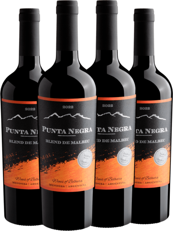 Kit 4 Punta Negra Blend de Malbec