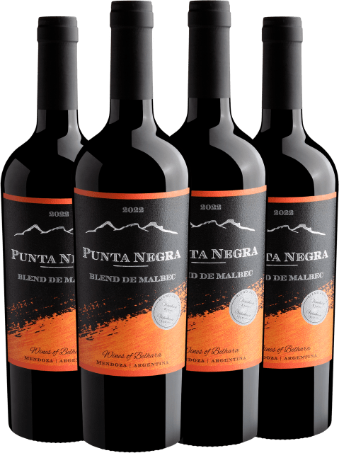 Kit 4 Punta Negra Blend de Malbec