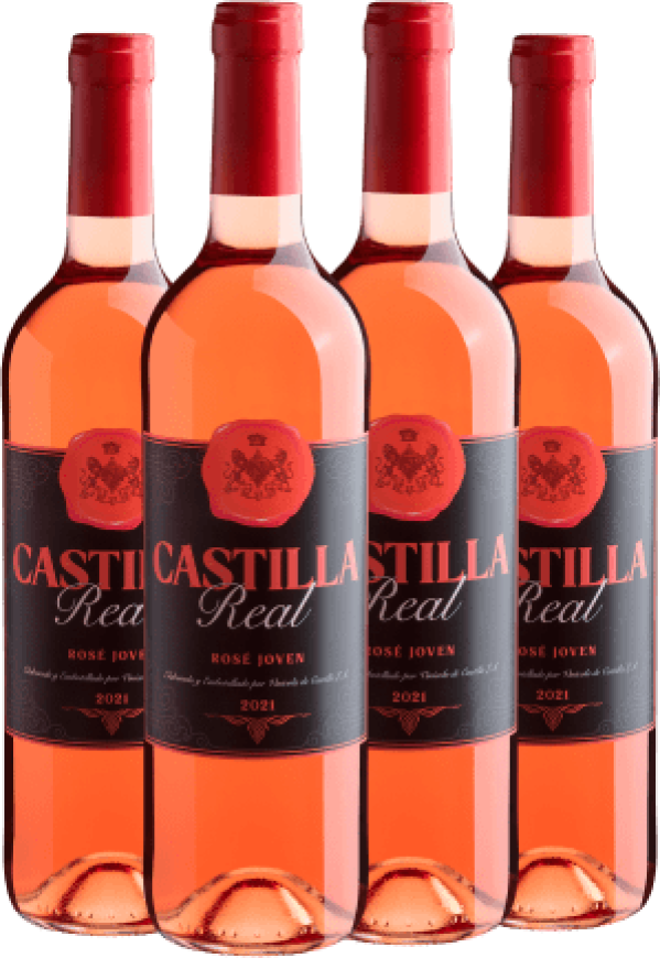 Kit 4 Castilla Real Tempranillo Rosé