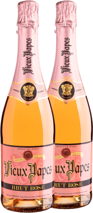Kit 2 Vieux Papes Brut Rosé
