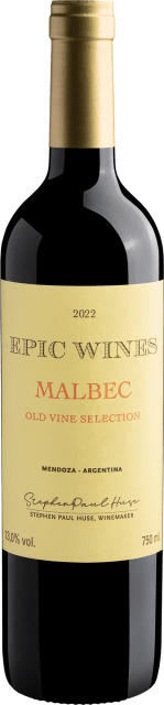 Belhara Estate Epic Wines Malbec Old Vine Selection 2022
