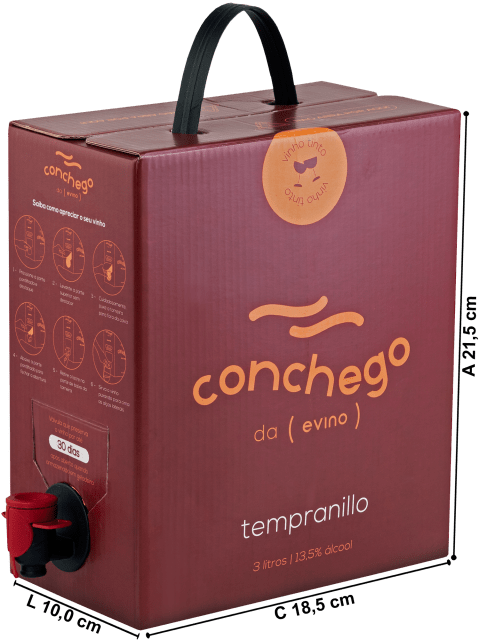 Conchego Tempranillo Bag in Box 3L 2022