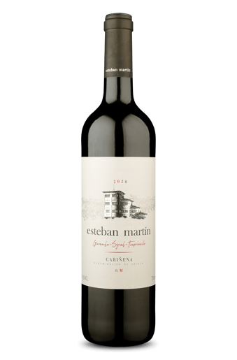 Esteban Martín Crianza D.O. Cariñena Garnacha Syrah Tempranillo 2020