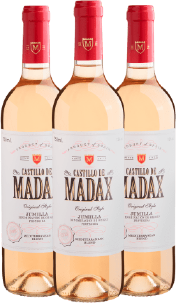 Kit 3 Castillo de Madax Rosado Jumilla DOP