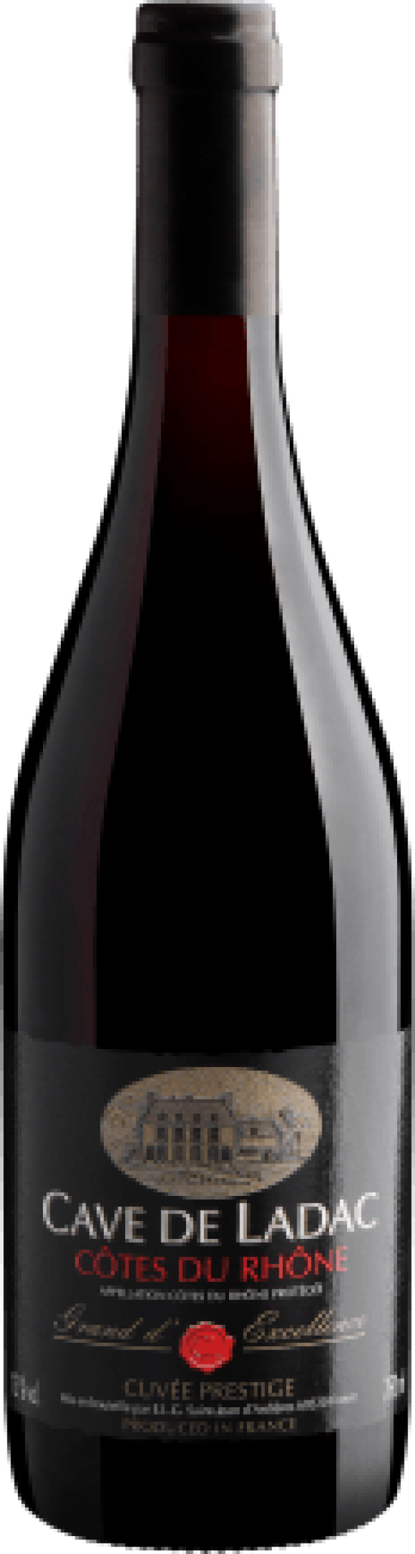 Cave de Ladac Grand d'Excellence Cuvée Prestige Côtes du Rhône AOP 2021