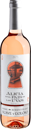 Alicia en el Pais de Las Uvas Bobal Rosado Pálido 2023