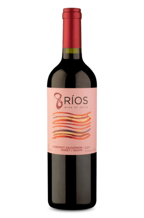 8 Ríos D.O. Región del Valle Central Cabernet Sauvignon Suave 2024