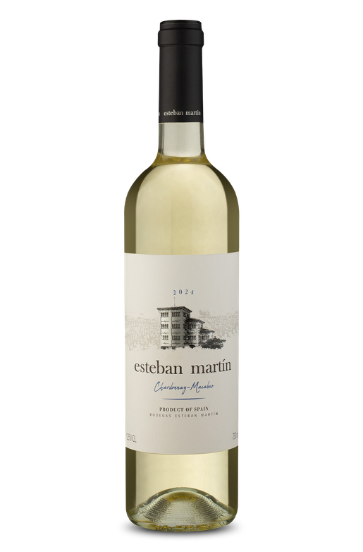 Esteban Martín D.O. Cariñena Chardonnay Macabeo Blanco 2024