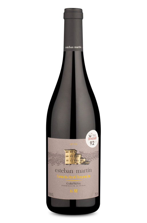 Esteban Martín Crianza D.O. Cariñena Garnacha Syrah Tempranillo 2022