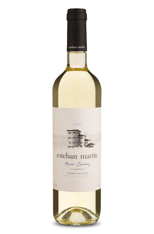 Esteban Martín D.O. Cariñena Chardonnay Macabeo Blanco 2025