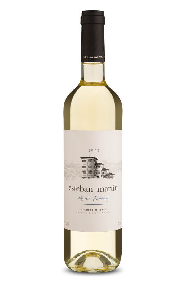 Esteban Martín D.O. Cariñena Chardonnay Macabeo Blanco 2025