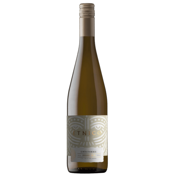 Vinho Branco Chileno Étnico Gewürztraminer Orgânico