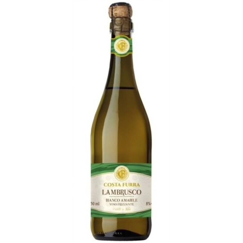 Vinho Branco Italiano Frisante Costa Furra Lambrusco Dell'emilia Amabile