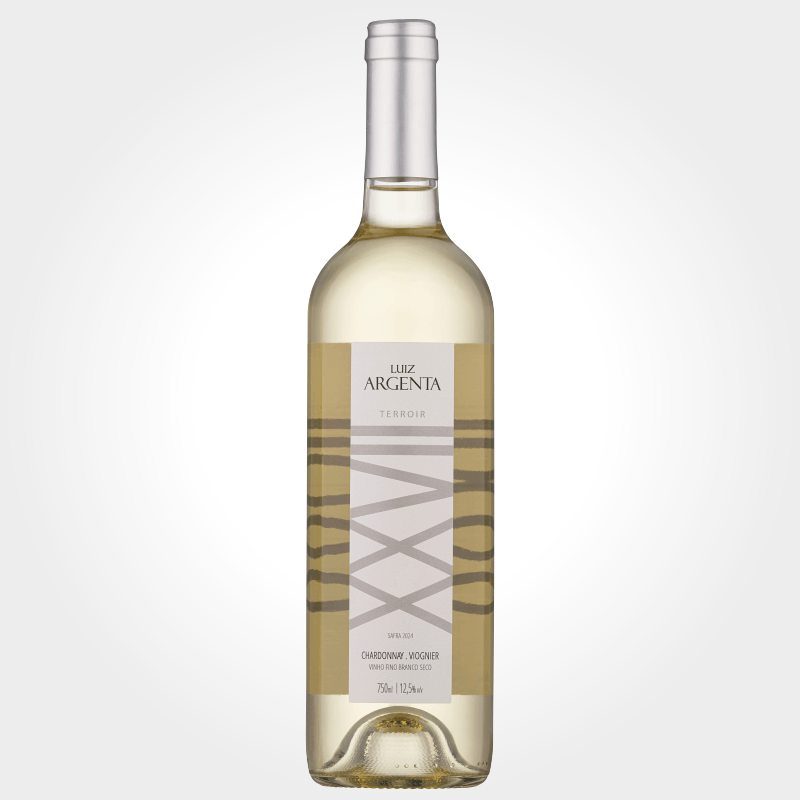 Vinho Luiz Argenta Terroir Chardonnay Viognier Branco seco