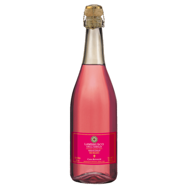 Vinho Rosé  Italiano Frisante Casa Ronaldi  Lambrusco Dell'Emilia Dolce