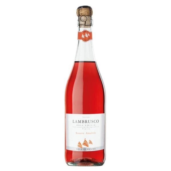 Vinho Rosé Italiano Frisante Vele Al Vento Lambrusco Dell'Emilia Amabile