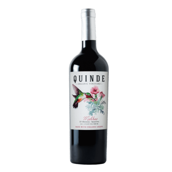 Vinho Tinto Argentino Quinde Malbec Orgânico