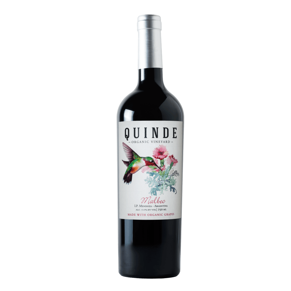 Vinho Tinto Argentino Quinde Malbec Orgânico