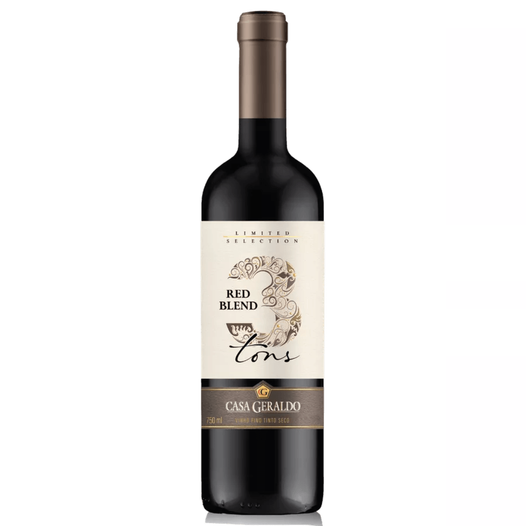 Vinho Tinto Brasileiro Casa Geraldo 3 Tons