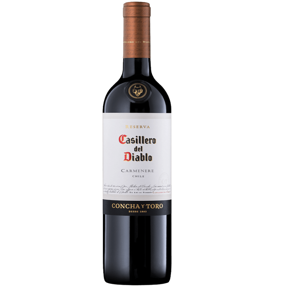 Vinho Tinto Chileno Concha y Toro Casillero Del Diablo Carménère