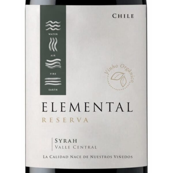 Vinho Tinto Chileno Elemental Reserva Syrah