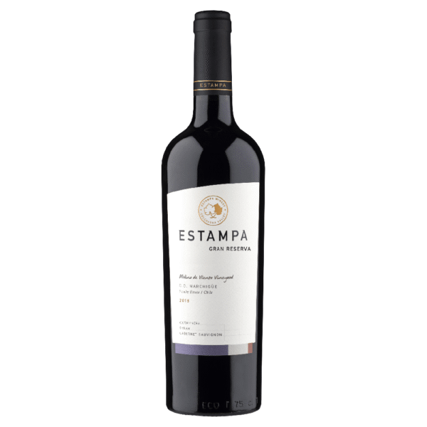 Vinho Tinto Chileno  Estampa Fina Gran Carménère Cabernet Sauvignon