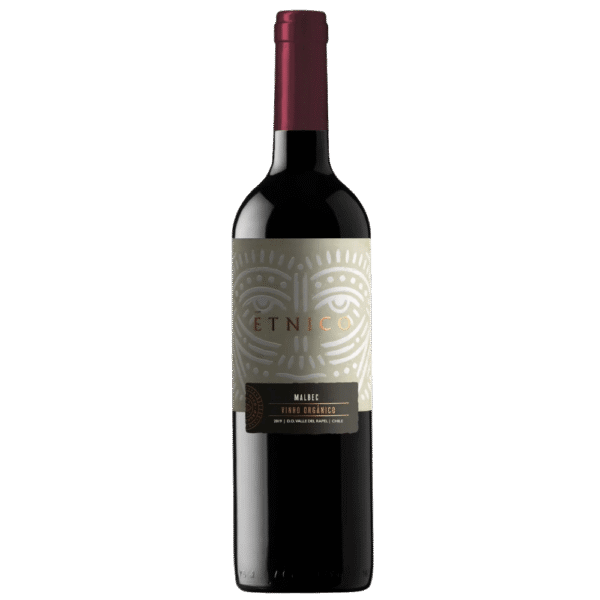 Vinho Tinto Chileno Étnico Malbec Orgânico