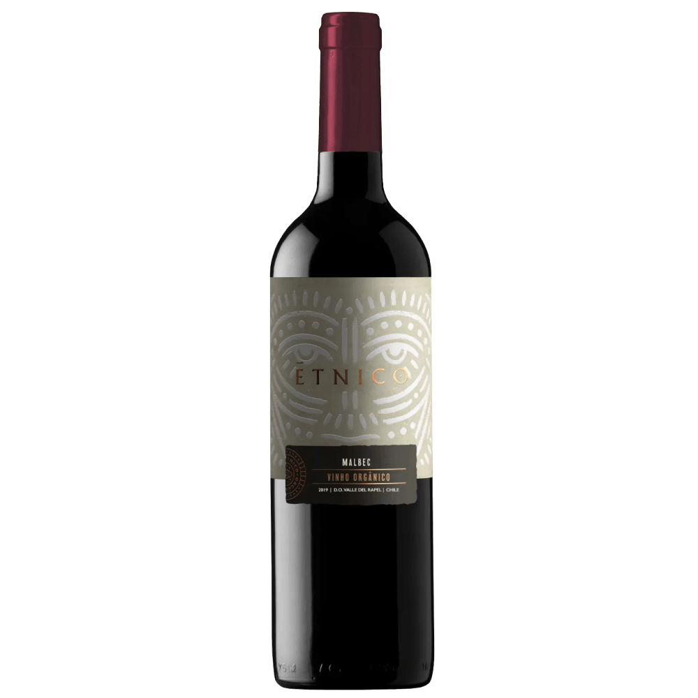 Vinho Tinto Chileno Étnico Malbec Orgânico
