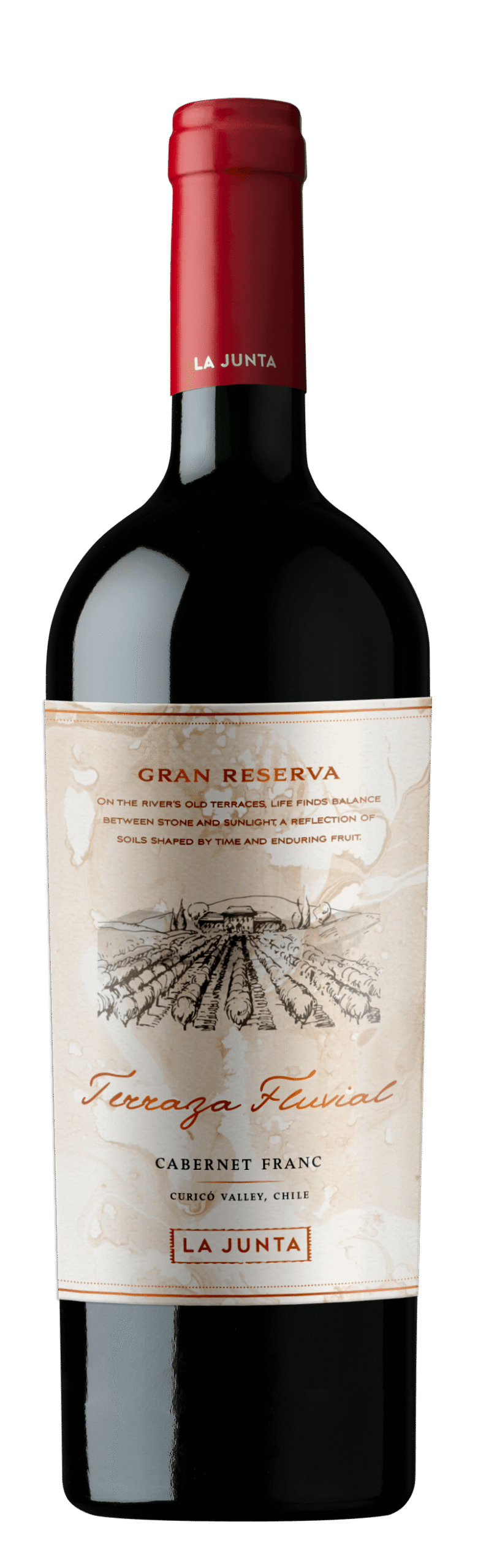 Vinho Tinto Chileno Terraza Fluvial Gran Reserva Cabernet Franc