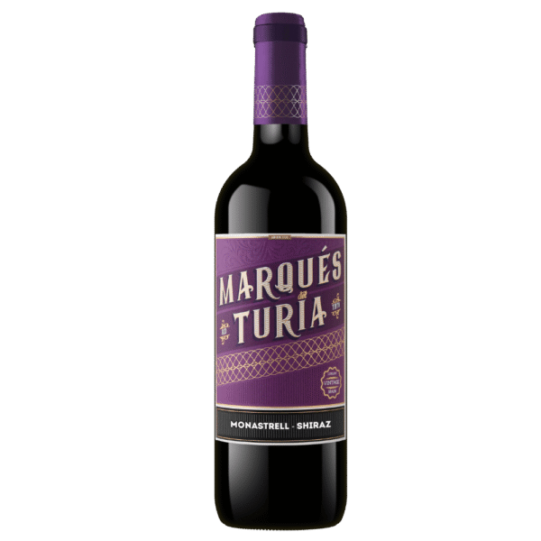 Vinho Tinto Espanhol Gran Via Marqués  del Turia Monastrell Shiraz