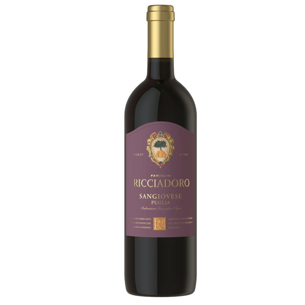 Vinho Tinto Famiglia Ricciadoro Sangiovese Puglia