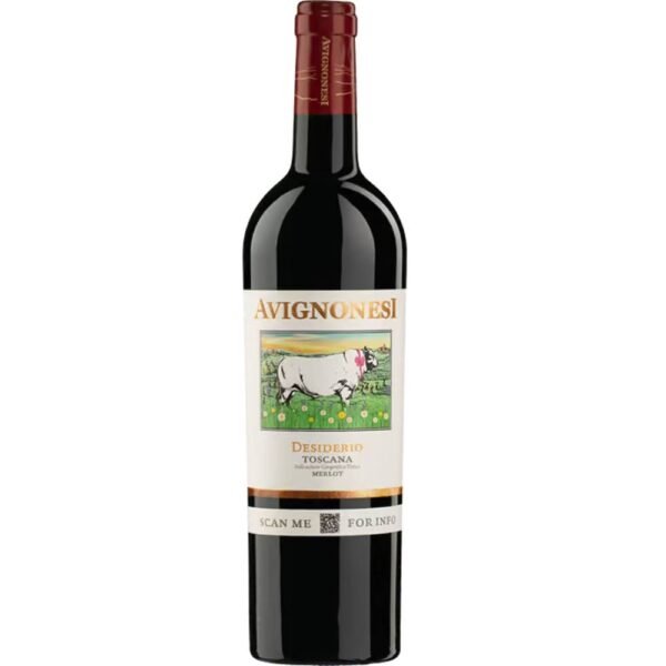 Vinho Tinto Italiano Avignonesi Desiderio Merlot Toscana