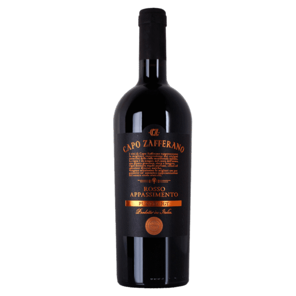 Vinho Tinto Italiano Cappo Zafferano Apassimento Puglia I.G.T.