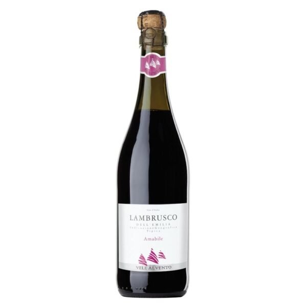 Vinho Tinto Italiano Frisante Vele Al Vento Lambrusco Dell'Emilia Amabile